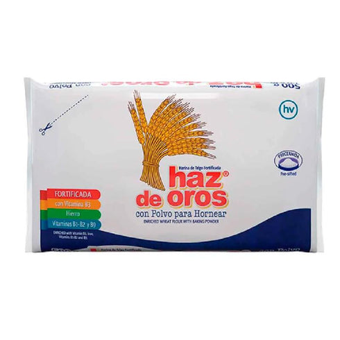 HARINA TRIGO HAZ OROS 500G P/HORNEAR